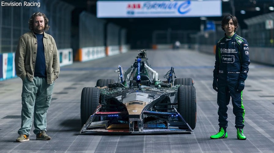 How a race car was built entirely from recycled electronic waste
