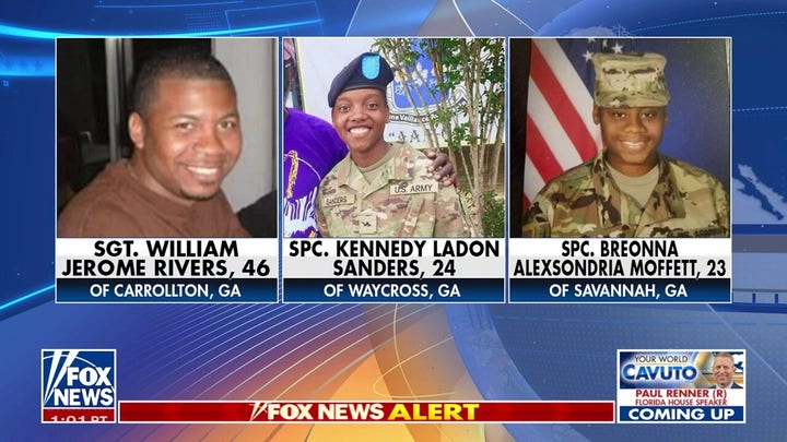Identities of three US soldiers killed in drone attack revealed