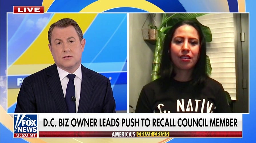 Washington, DC business owner leads recall effort against Dem council member over crime crisis: 'Catastrophic'
