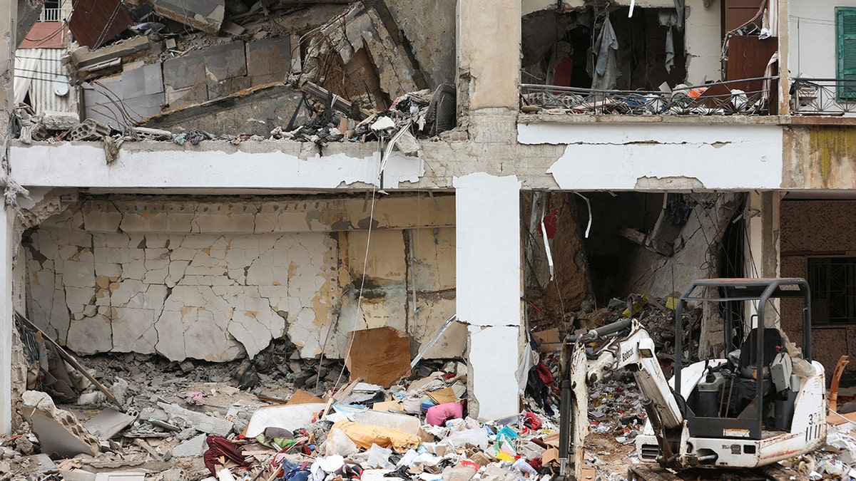 Israeli strike aftermath