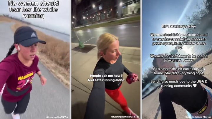 TikTokers share jogging safety tips after Laken Riley murder