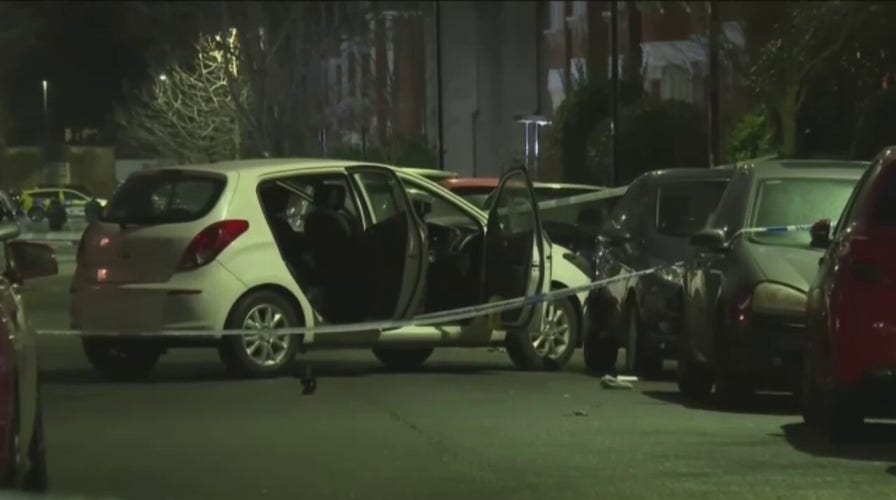 London police investigate 'corrosive substance' attack scene