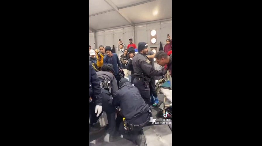 NYC man arrested for trespassing at migrant facility 