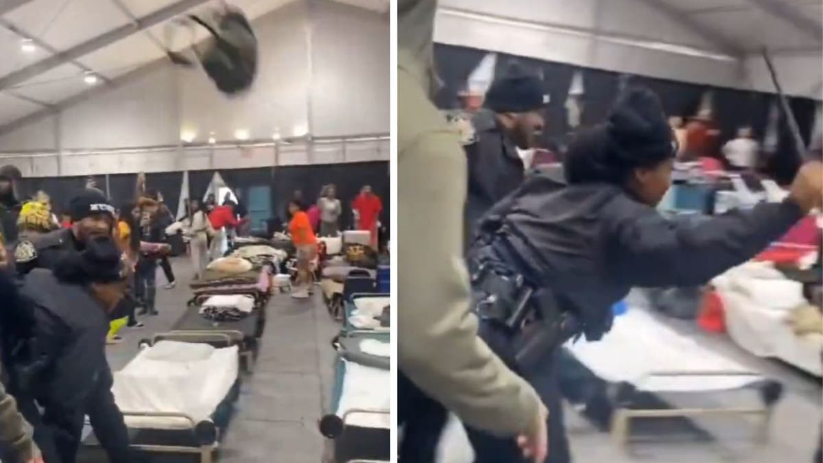 Migrant shelter fight