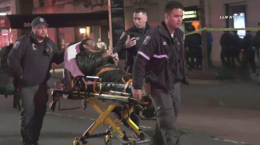 Driver plows through civilians and cops in New York City