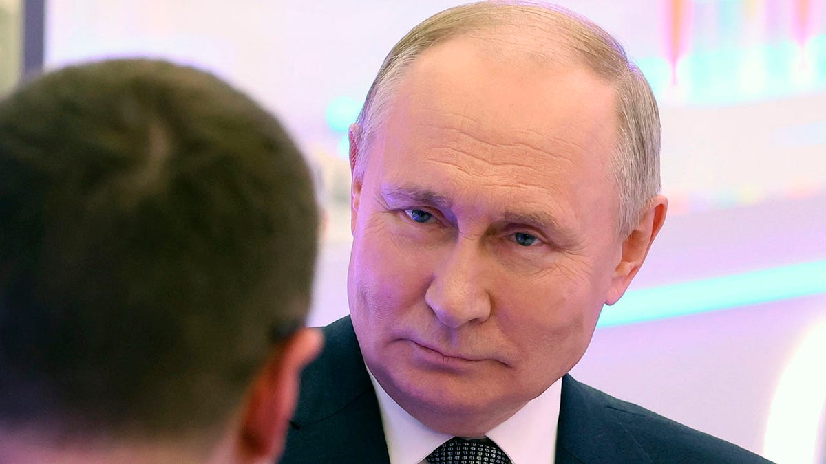 Putin speaks during interview