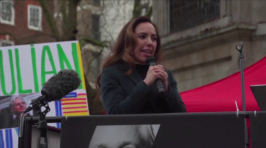 Julian Assange's wife says her husband was targeted by the CIA over WikiLeaks' publications