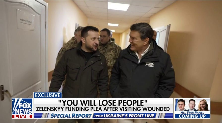 Bret Baier sits down with Volodomyr Zelenskyy near Ukraine's front line