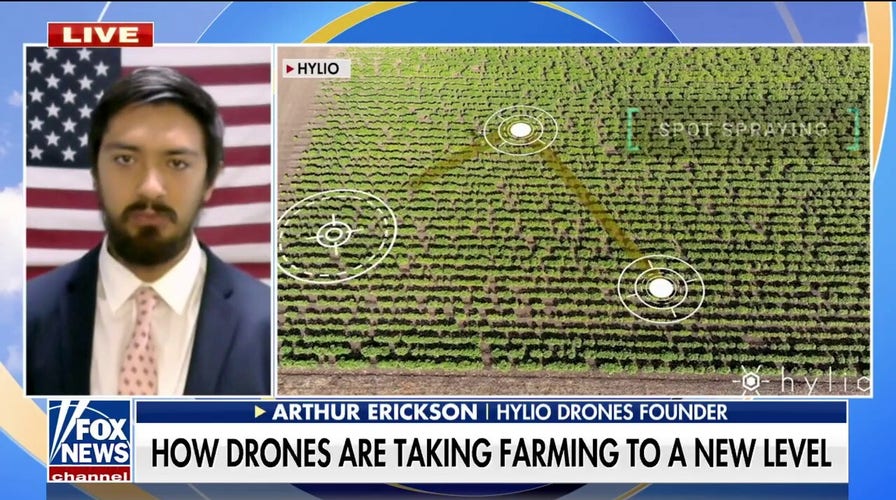 Drone invented to help cut costs, more efficiently care for crops