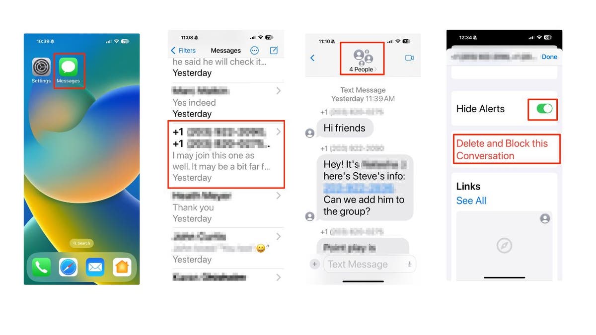 How to create or leave group text on your iPhone