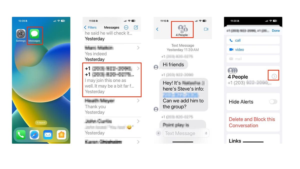 How to create or leave group text on your iPhone