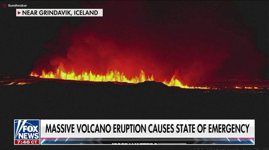  State of emergency declared in Iceland following massive volcanic eruption