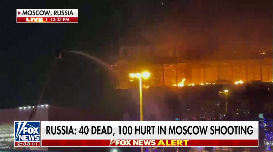 40 dead, 100 hurt in Moscow shooting: Russia reports