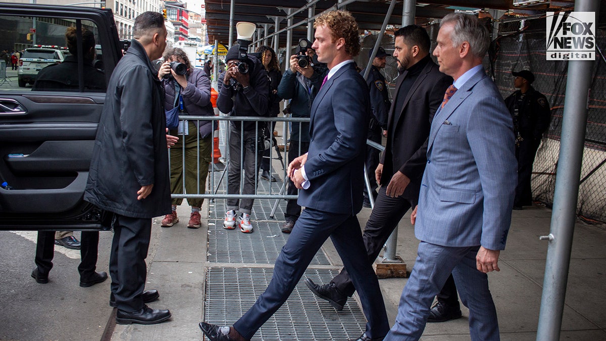 Daniel Penny departs a Manhattan courthouse in New York