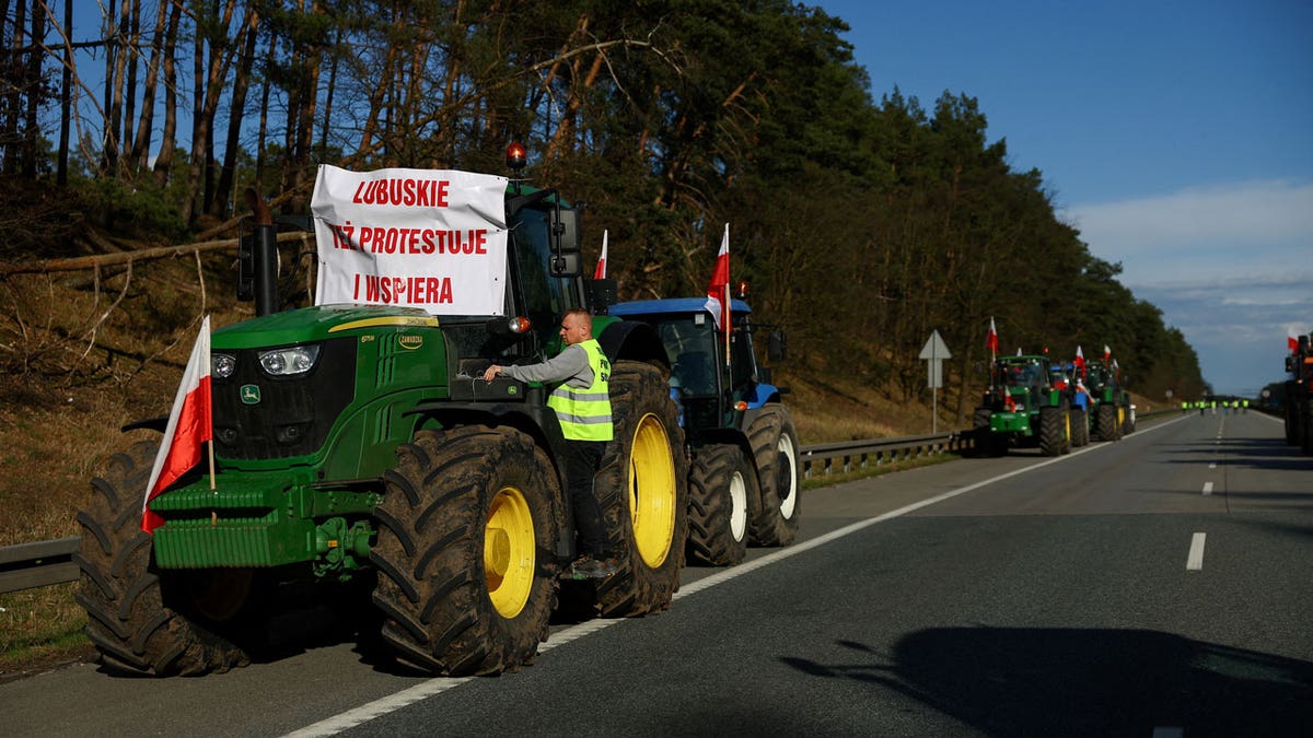 Polish farmers protest