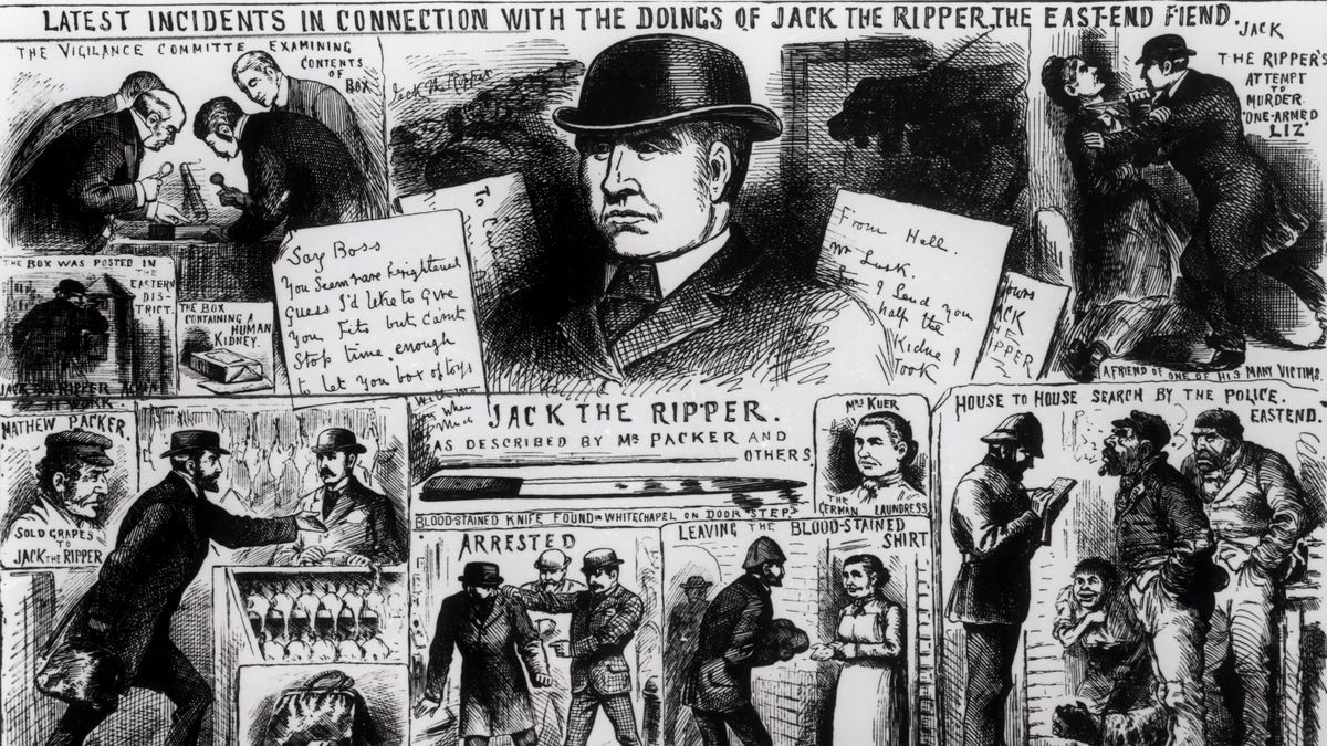 Jack the Ripper drawing