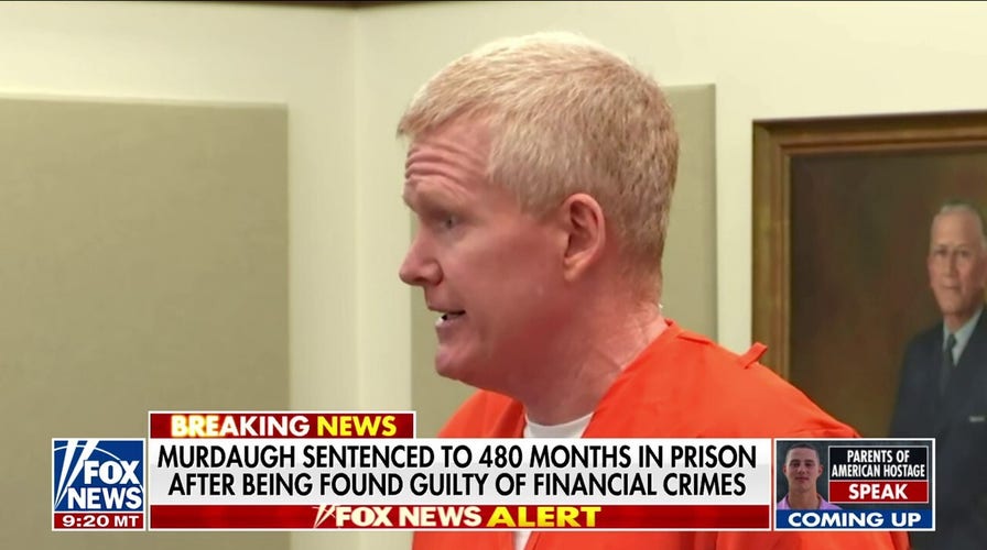 Alex Murdaugh sentenced to 40 years in prison for financial crimes