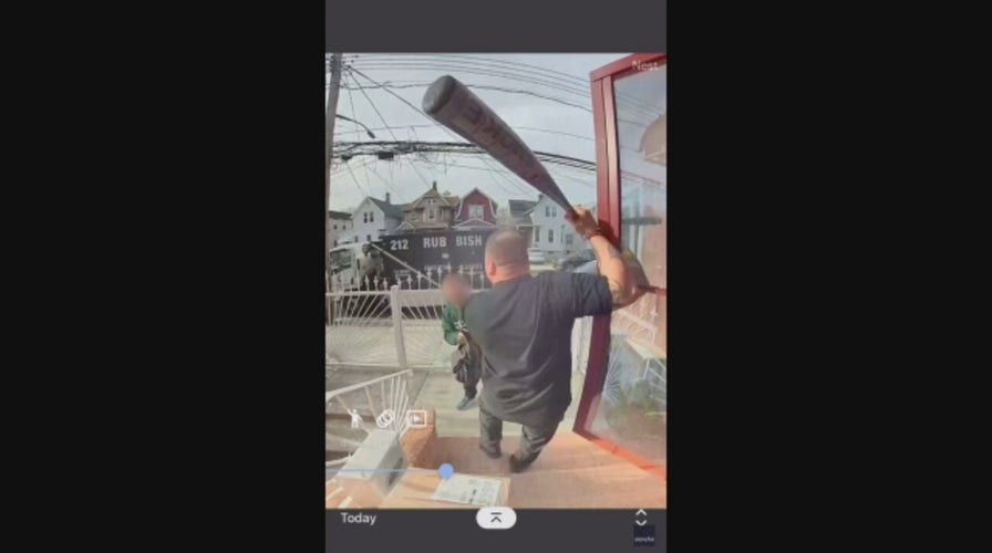New York City man sets trap for porch pirates, runs out of his house with a bat