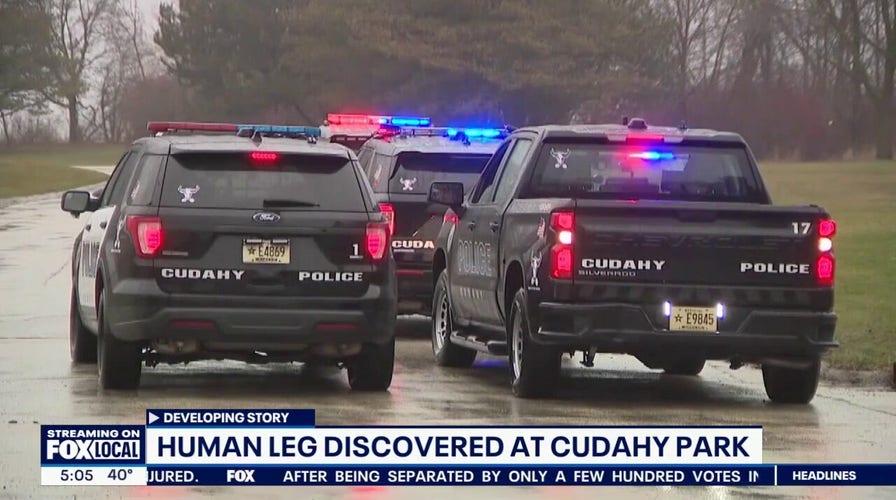 Human leg found inside Milwaukee area park
