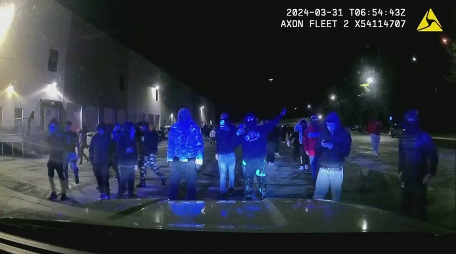 Brazen Virginia 'street takeover' caught on video leaves officer injured; four arrested