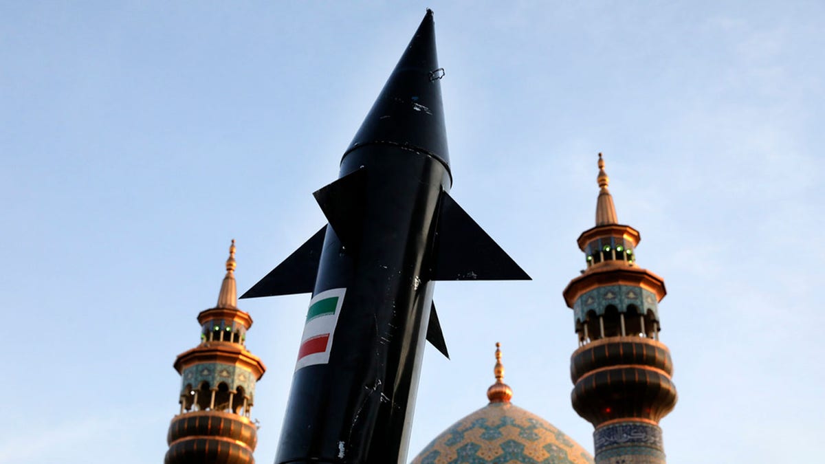 Model of Iranian missile
