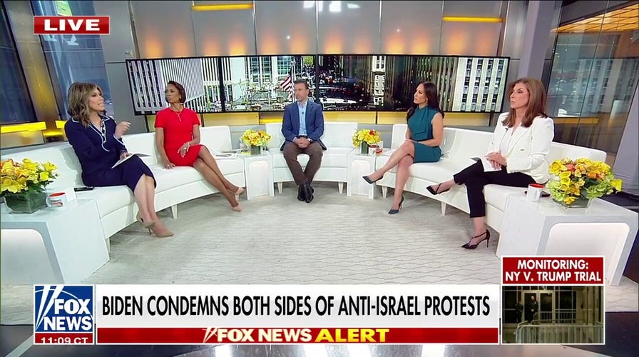 Biden under fire for 'both sides' response to anti-Israel protests 