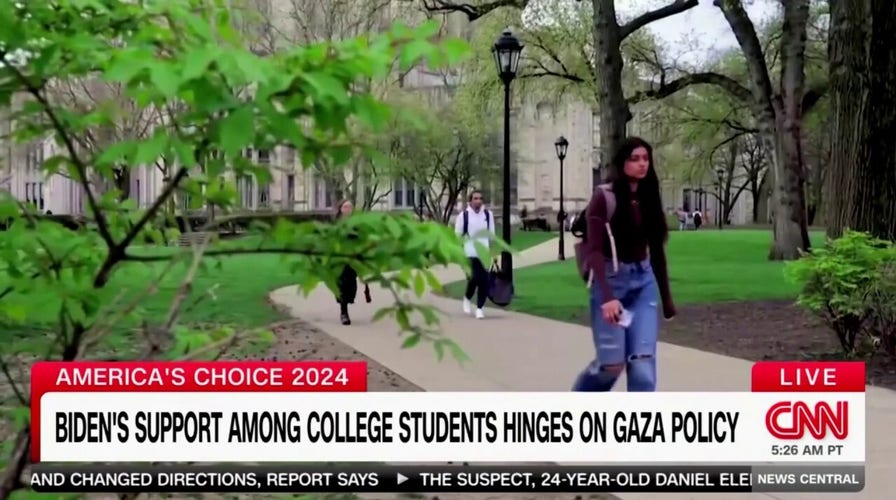 President Biden losing support from college students over Gaza: Report