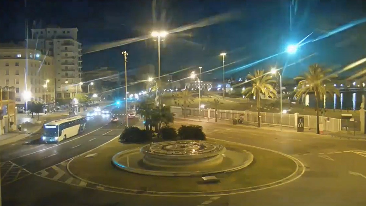 Spain blue fireball