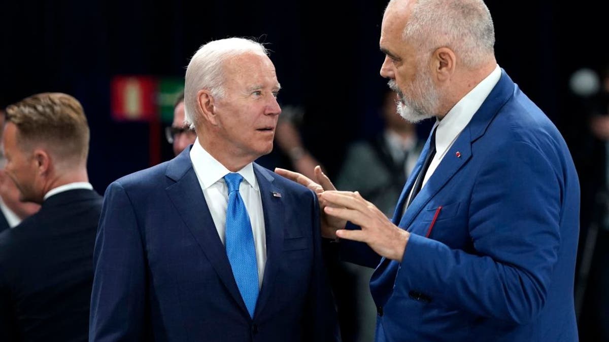 President Biden meets Albanian PM Edi Rama.