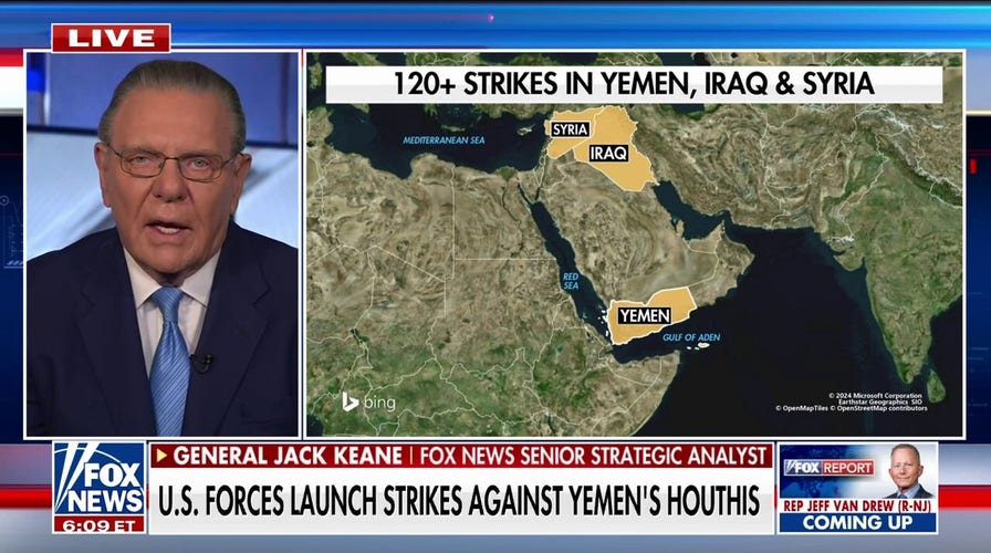 Iran's connection to Houthis is 'obvious': Gen. Jack Keane