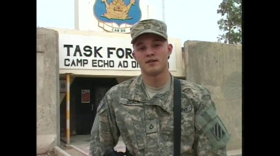 US Army soldier Gordon Black's holiday message to family from Iraq
