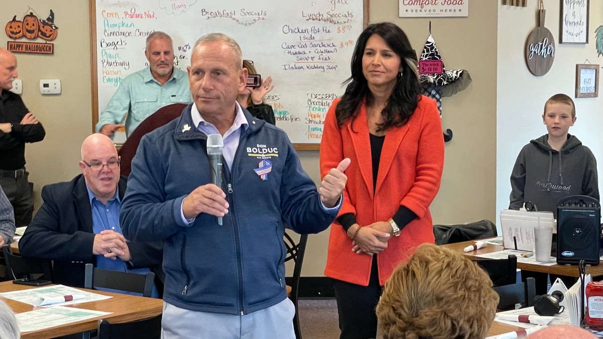 Tulsi Gabbard Don Bolduc in New Hampshire