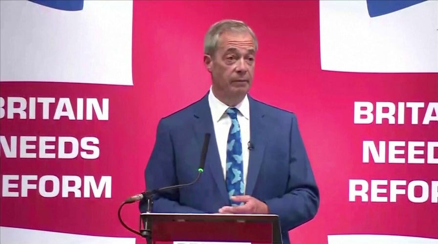 Nigel Farage announces he's running in UK general election