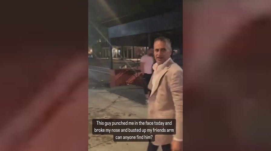 Man punches person at NYC 'Pride' event