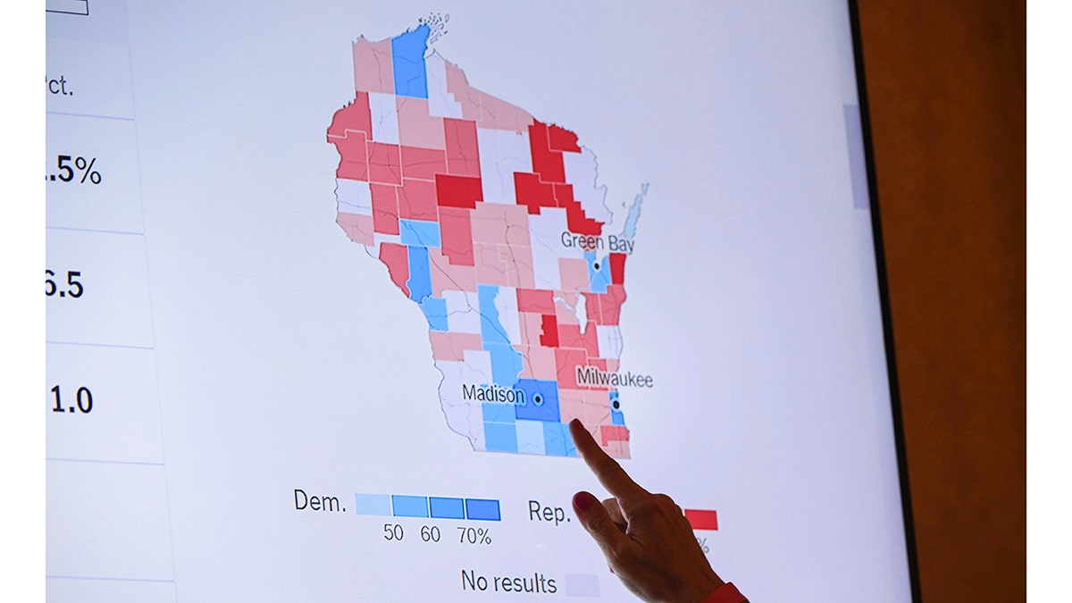 Wisconsin political map