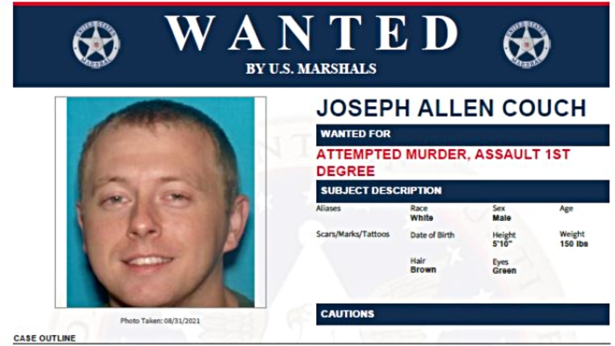 Joseph Couch wanted poster