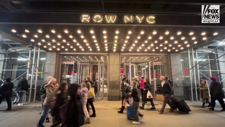 Illegals congregate outside NYC shelters as cops warn of 'migrant crime wave'