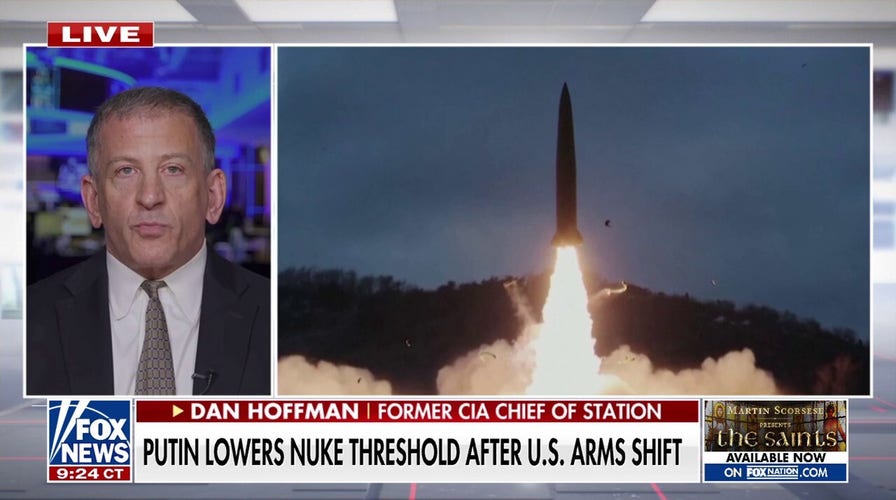 Russia lowers nuclear threshold after Biden allows missile strikes by Ukraine