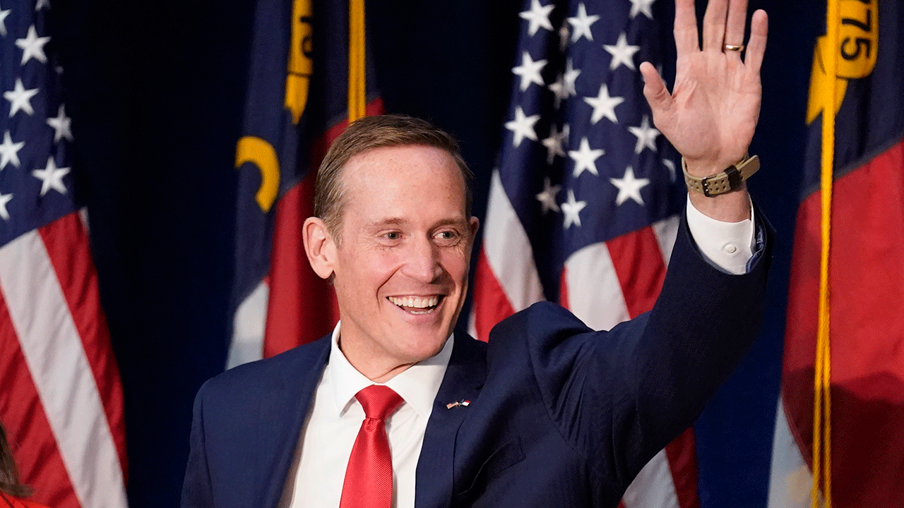 Ted Budd on election night