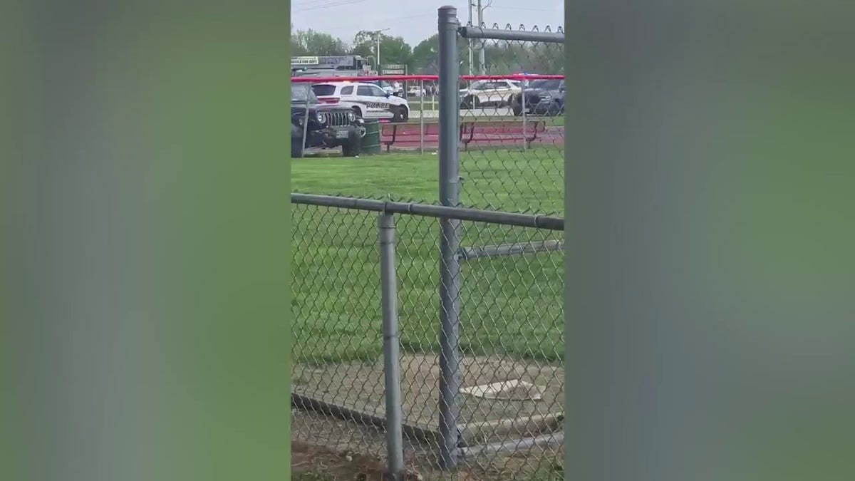 Footage of wrecked camp