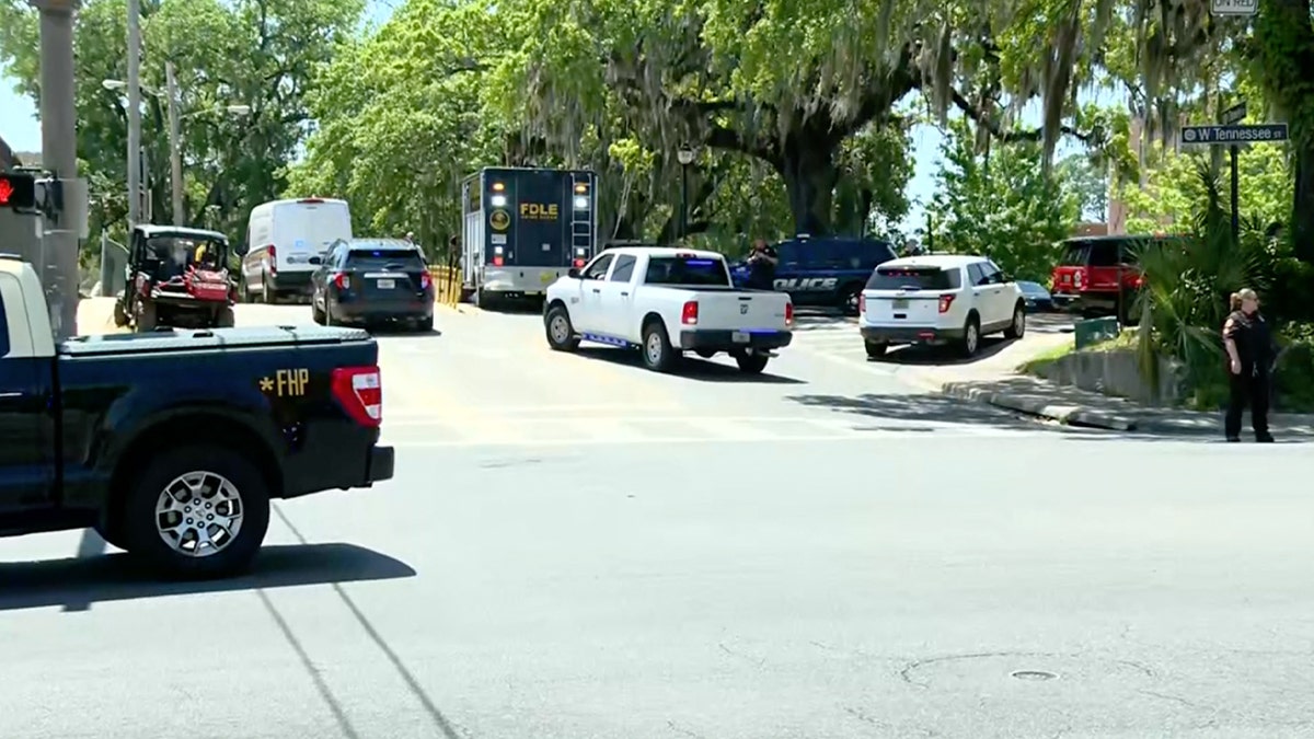 Emergency vehicles at FSU