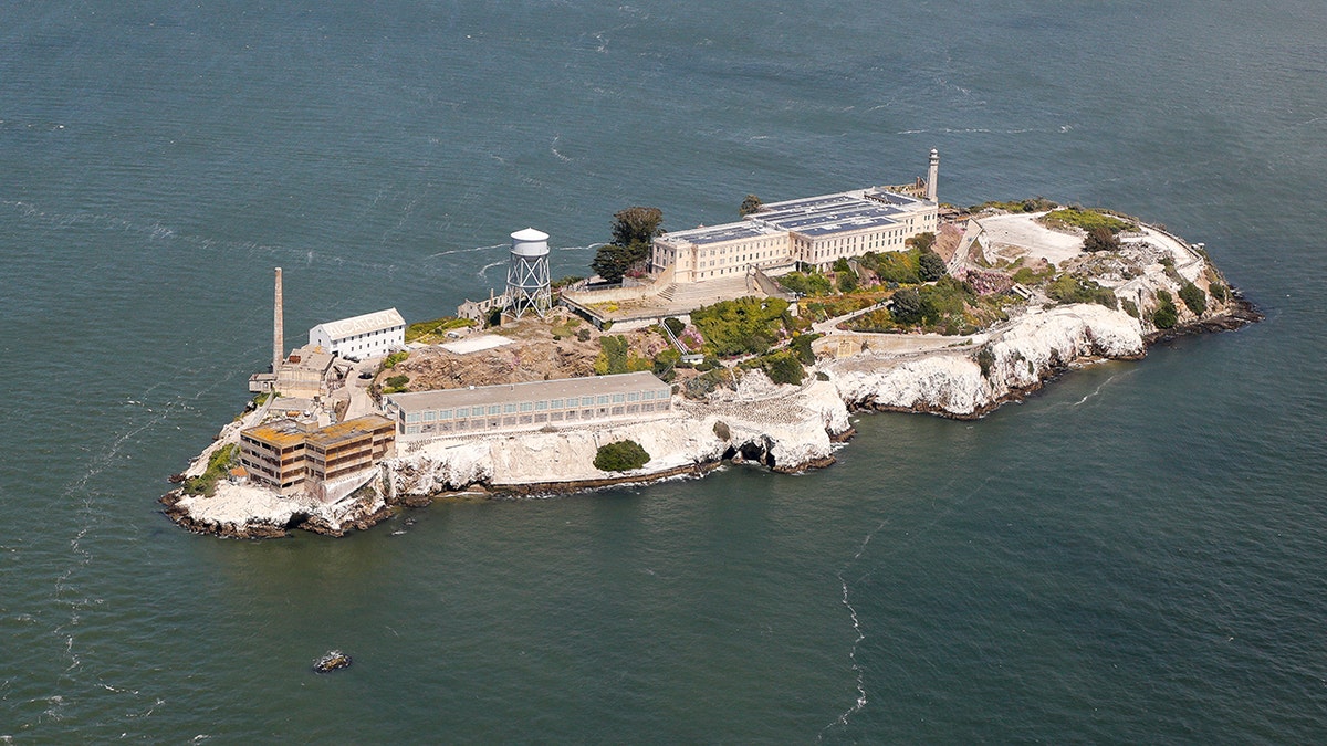Alcatraz Island overhead
