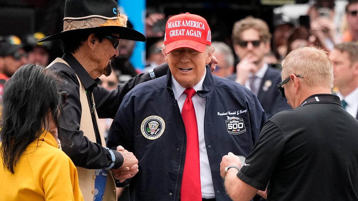 Trump and Richard Petty