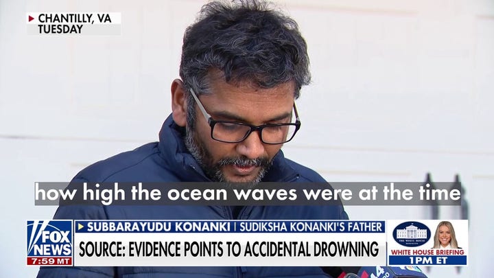 Parents of missing student Sudiksha Konanki fully believe accidental drowning
