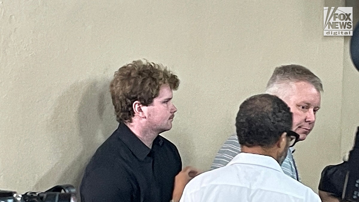 Joshua Riibe in a Dominican Republic courtroom