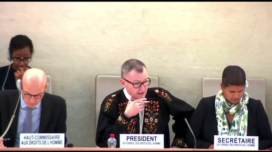 The UN Human Rights Council censors American's statement on the Bibas family murders