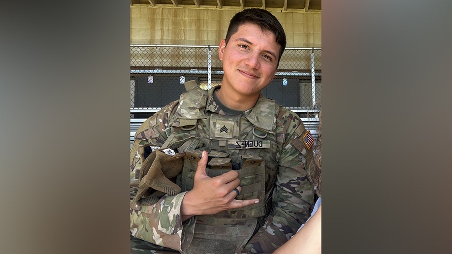 Sgt. Jose Duenez, Jr., 25, of Joliet, Illinois