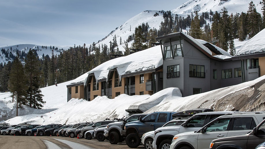 Kirkwood Ski Resort in California covered in snow