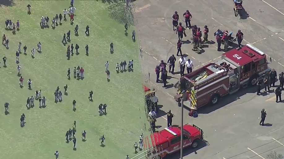 Texas shooting split