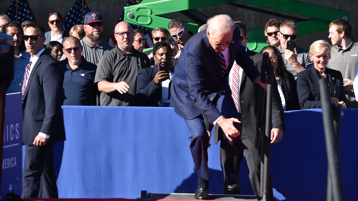 Biden falls